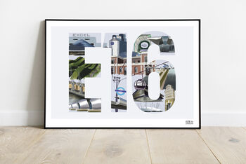 E16 Royal Docks London Art Print, 4 of 7