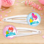 Personalised Fairy Wishes Birthday Hair Clips, thumbnail 2 of 4
