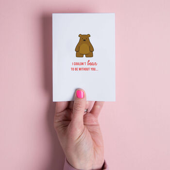 Bear Anniversary Card, 3 of 3