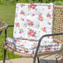 Helmsley Blush Vintage Floral Square Seat Pads, thumbnail 1 of 7