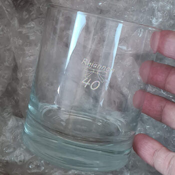40th Birthday Whisky Glass, 6 of 7