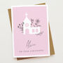Floral Christening Card, thumbnail 3 of 7