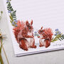 A4 Letter Writing Paper With Red Squirrels, thumbnail 2 of 4