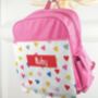 Personalised Back To School Patterned Rucksack, thumbnail 2 of 8