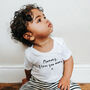 Love You More Personalised Babygrow, thumbnail 1 of 6