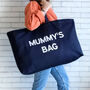 Custom Text Oversized Canvas Tote Bag, thumbnail 6 of 12