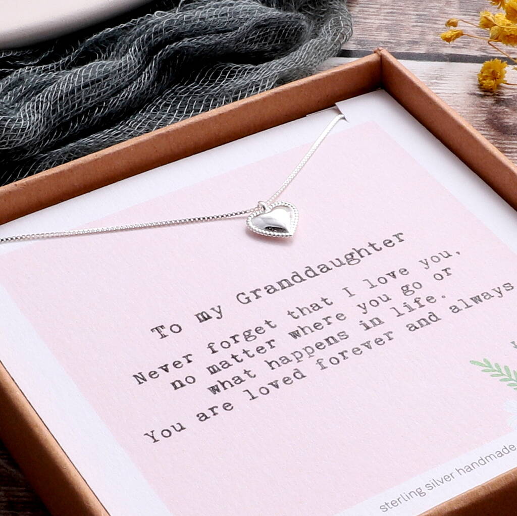 Granddaughter Birthstone Necklace For Grandma Perfect Gift For Grandma,  Grandmother, Or Grandfather Graduation Or Birthday Pendant Jewelry With  Message Card And Gift B From Fashion_jewelry888, $27.59 | DHgate.Com