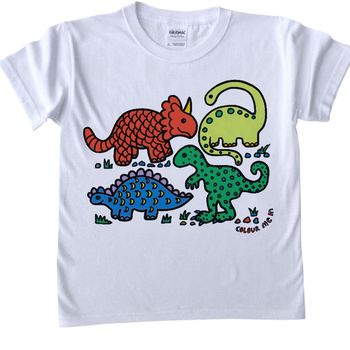 Colour In Childrens Digger T Shirt, 9 of 11