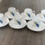 Toucan Espresso Cup And Saucer Sets Of Two,Four Or Six, thumbnail 1 of 2