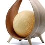 Coconut Leaf Table Lamp Handmade Boho Natural, thumbnail 5 of 11