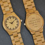 Personalised Gents Bamboo Wrist Watch, thumbnail 3 of 4