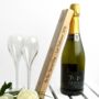 Personalised Welsh Ash Wooden Champagne Holder, thumbnail 2 of 8
