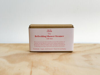 Refreshing Two Piece Mini Shower Steamer Gift Set Valentines Edition, 3 of 5