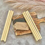 Five Natural Bamboo Reusable Drinking Straws Eco, thumbnail 6 of 7
