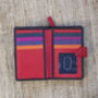 Personalised Black And Red Womans Soft Leather Purse Wallet, thumbnail 5 of 11