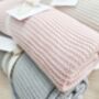 Bamboo Knit Swaddle Blanket For Baby, thumbnail 2 of 5