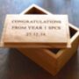 Personalised Wooden Keepsake Box, thumbnail 3 of 3