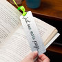 'Just One More Page' Metal Bookmark, thumbnail 1 of 10