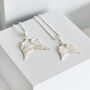 Mother And Daughter Angel Wings Necklace Set, thumbnail 3 of 5