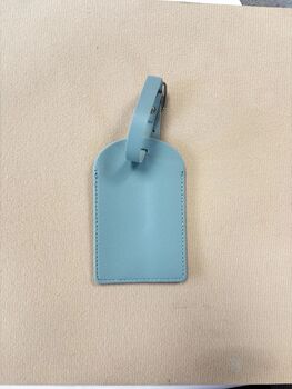 Personalised Vegan Leather Travel Tag, 8 of 9