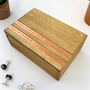 Personalised Wooden Anniversary Keepsake Box, thumbnail 5 of 10