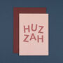 'Huzzah' Funny Congratulations And Well Done Card, thumbnail 2 of 4