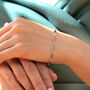 Colourful Multi Gemstone Sterling Silver Bracelet, thumbnail 3 of 5