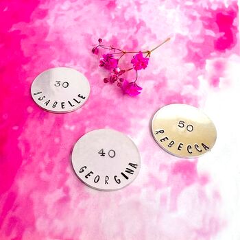 30th Birthday Milestone Pocket Token Keepsake, 4 of 6