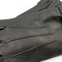 Henstridge. Men's Cashmere Lined Leather Gloves, thumbnail 5 of 6