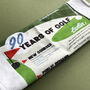 A Lifetime Of Golf 90th Birthday Gift Tea Towel, thumbnail 2 of 3