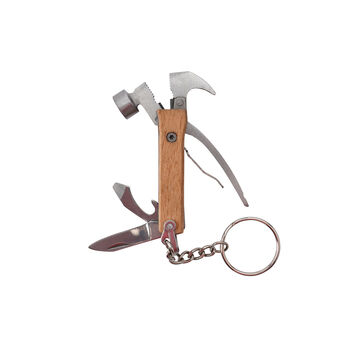 'Nailed It' Keyring Hammer Multi Tool, 2 of 4