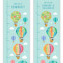 Personalised Balloons Height Chart, thumbnail 4 of 8