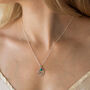 Turquoise Throat Chakra Necklace, thumbnail 1 of 6