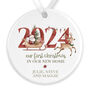 Personalised First Christmas In Our New Home Bauble, thumbnail 2 of 4