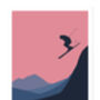 Skiing Print, thumbnail 1 of 4