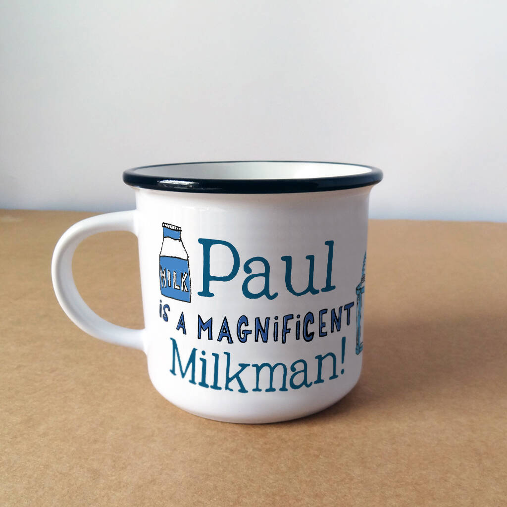 Personalised Thank You Milkman Mug, 1 of 2