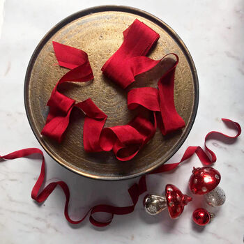 Rich Red Silk Ribbon, 5 of 5