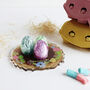 Personalised Birds Nest Easter Egg Holder, thumbnail 3 of 8