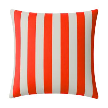Hand Painted Sustainable Linen Cushion In Stripe Print, 5 of 12