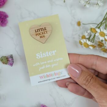 Heart Pocket Hug – Sustainable Bamboo Token For Mum, Daughter, Grandma, Sister, Auntie Or Granddaughter, 6 of 11