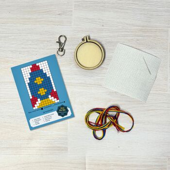 Reach For The Stars! Mini Matchbox Cross Stitch Kit, 6 of 6