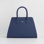 Catherine Rowe Pet Portraits Navy Structured Tote, thumbnail 1 of 5