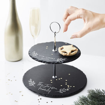 Personalised Christmas Mince Pie Stand, 6 of 6