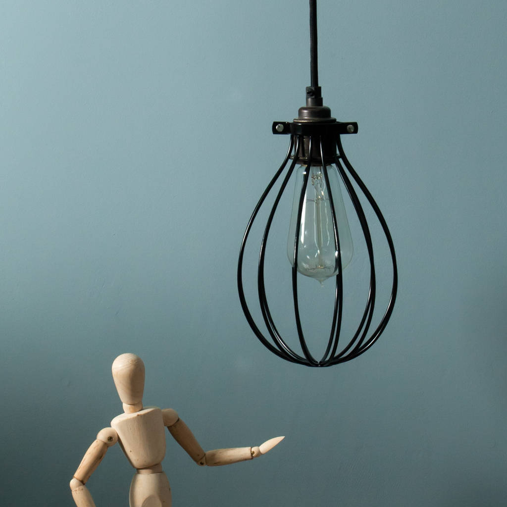 Glass Pendant Lights Large Lighting Notonthehighstreet Com Industrial Balloon Light Cage Shade Ceiling Lights