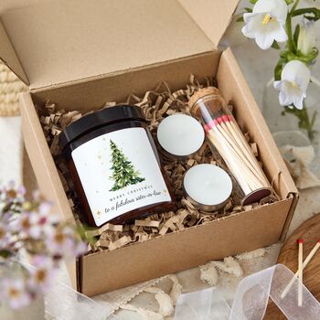 Soy Wax Candle Gift Set For Fabulous Sister In Law Christmas Handmade Present, 2 of 8