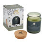 'Schnauzer' Definition Large Green Candle • Dog Enthusiast • Just Paws • Gift Box, thumbnail 2 of 4