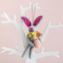 Personalised Felt Easter Bunny Hanging Decoration, thumbnail 1 of 2