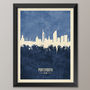 Portsmouth Skyline Print And Box Canvas, thumbnail 1 of 6