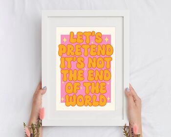 The End Of The World Miley Cyrus Print, 2 of 5