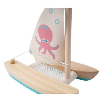 Little Tribe Wooden Catamaran Sailing Boat | Age Two+, 9 of 10